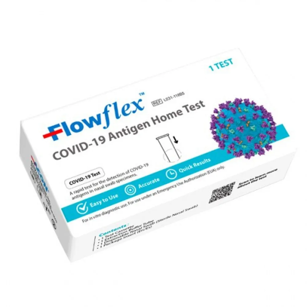 10-Pack: Flowflex COVID-19 Antigen Rapid Home Test Kit