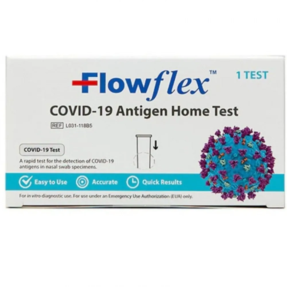 10-Pack: Flowflex COVID-19 Antigen Rapid Home Test Kit