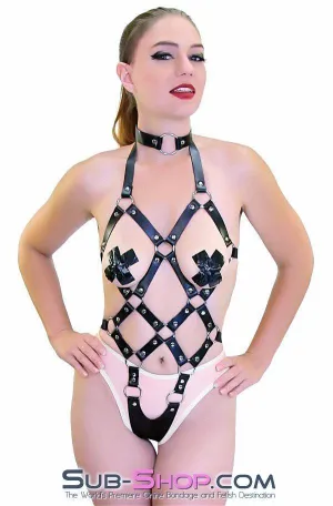 8864HS    Frame Up Strappy Fetish Body Harness