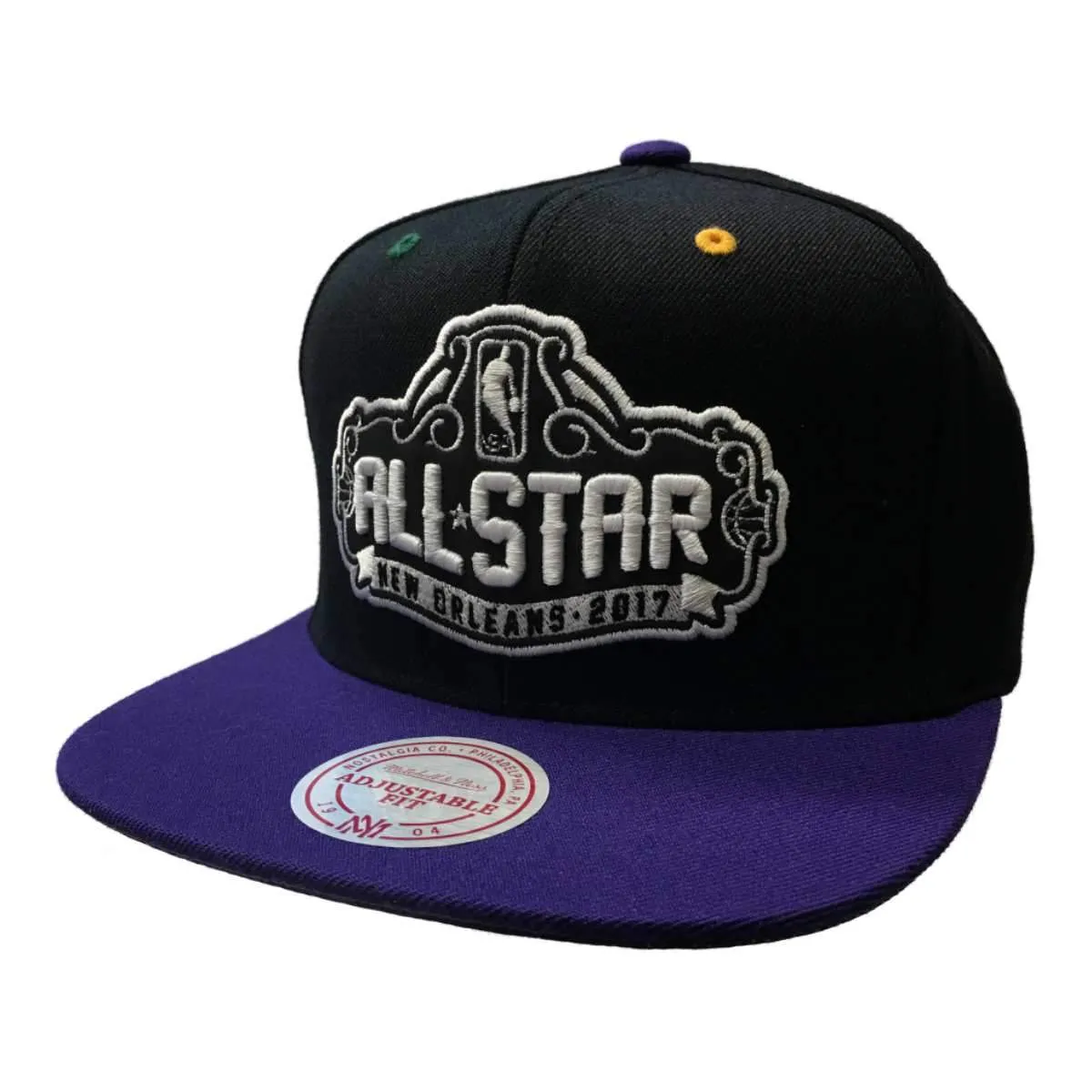 All Star Game 2017 New Orleans Mitchell & Ness Black Snapback Flat Bill Hat