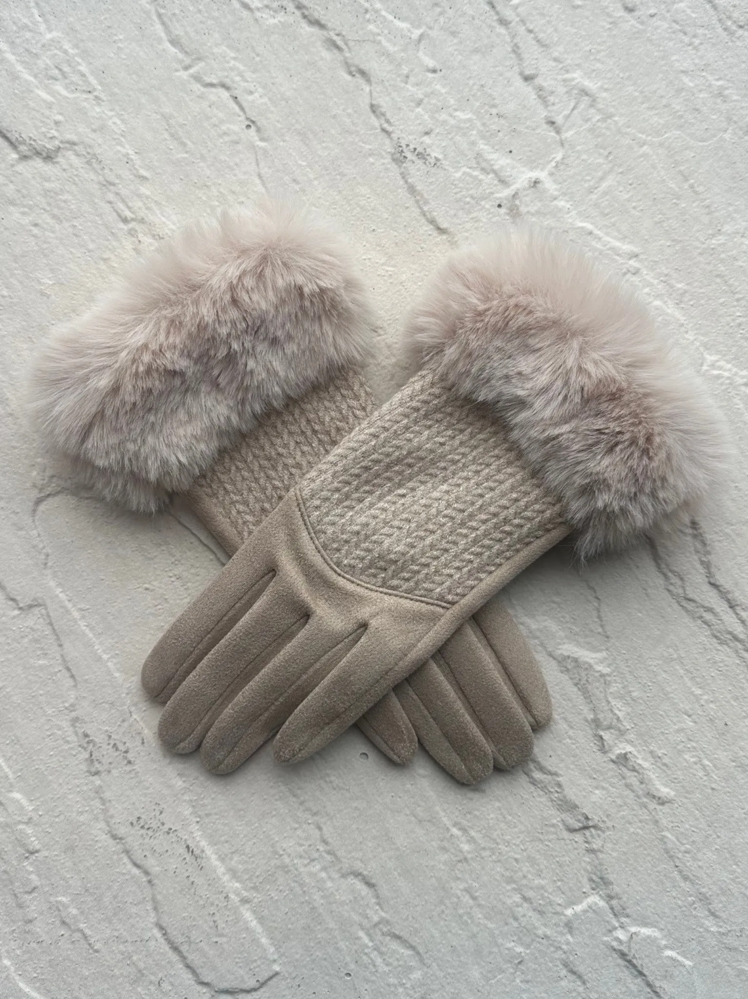 Aria Glove - Beige