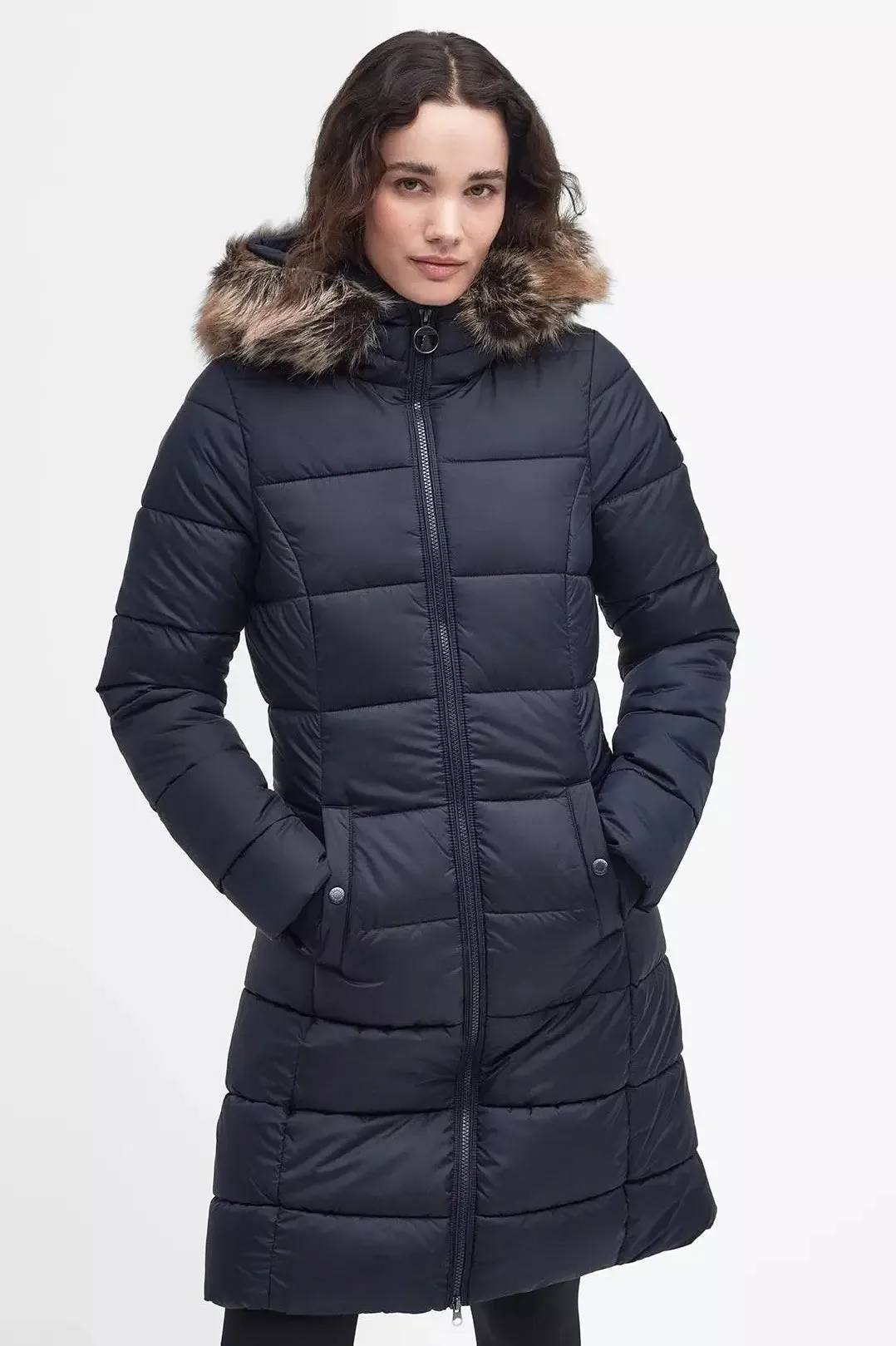 Barbour new Rosoman quilted Jacket in Dark Navy LQU1542NY71