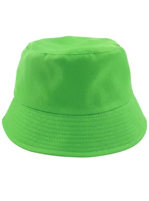 Basic Green Adults Costume Bucket Hat