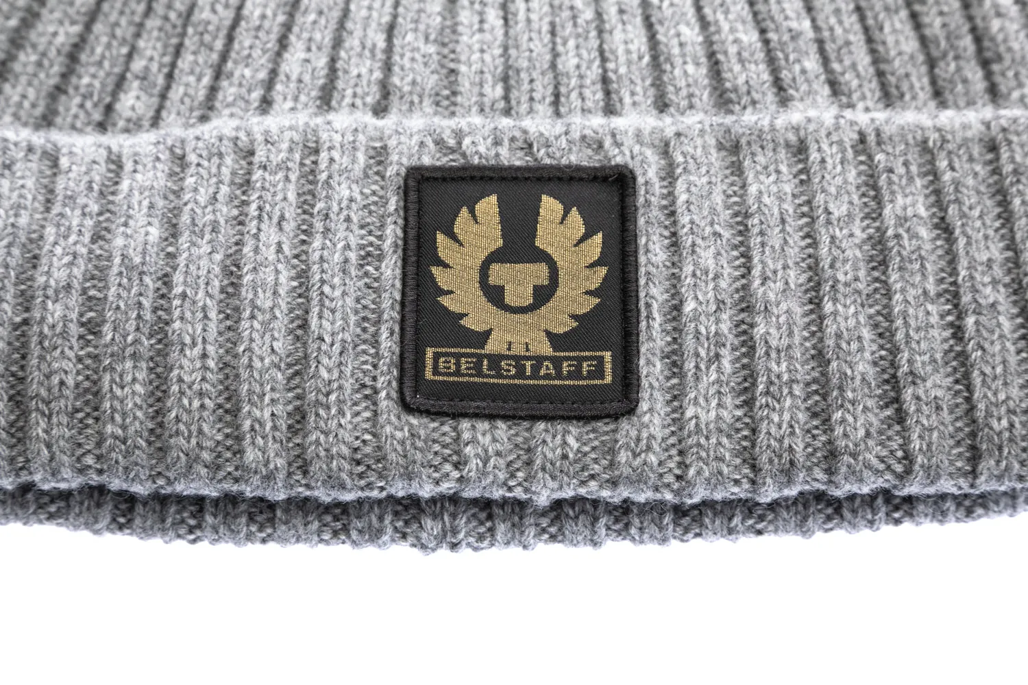 Belstaff Watch Beanie in Grey Melange