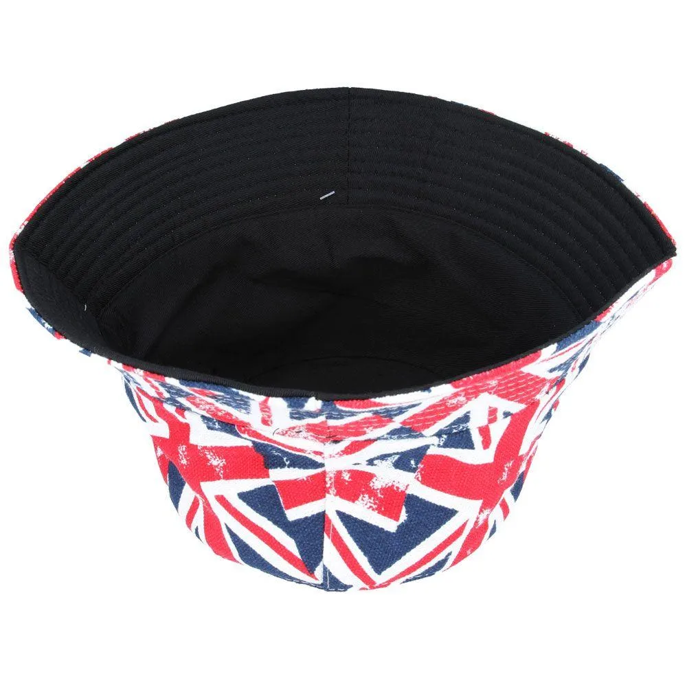 British Adults Bucket Hat | Union Jack Flag Reversible