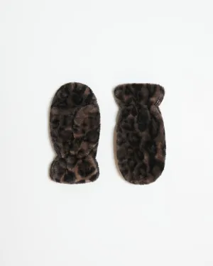 Coco Gloves Dark Leopard