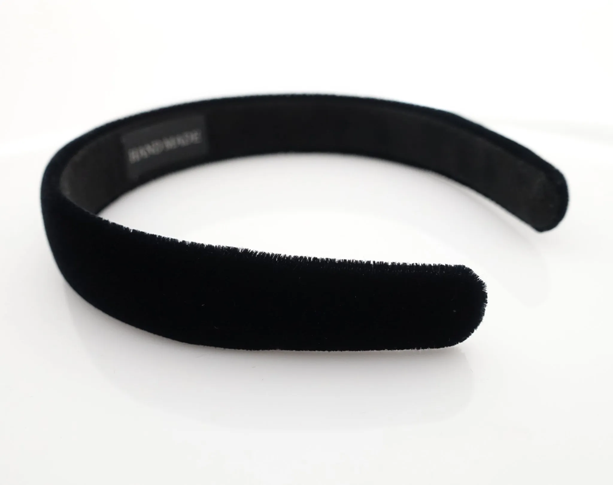 Luxury double velvet black fashion headband women hairband