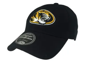 Missouri Tigers TOW Black Premier Collection Structured Flexfit Hat Cap (L/XL)