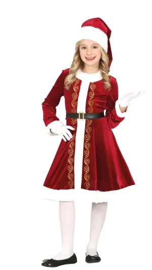 Mrs Claus Festive Costume Child's