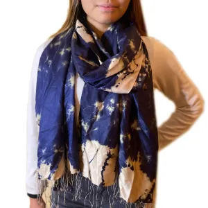 Mumbai Midnight Silk Scarf