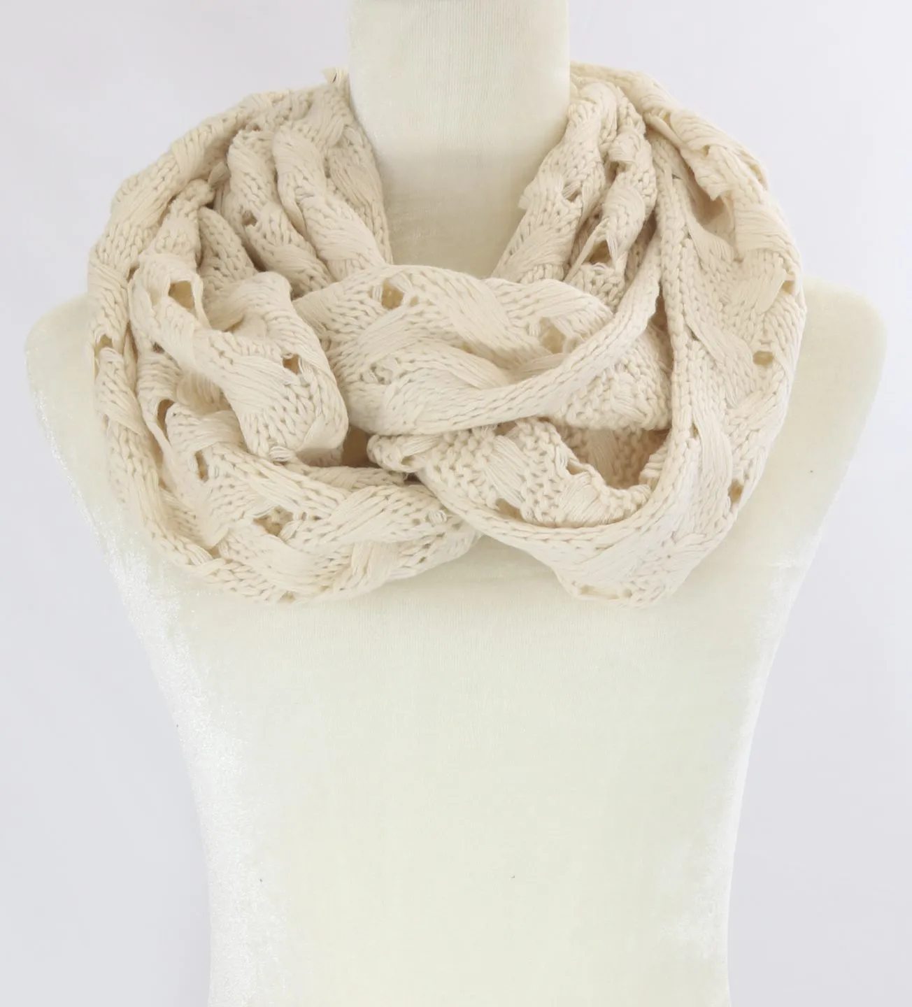 New York crochet infinity scarf