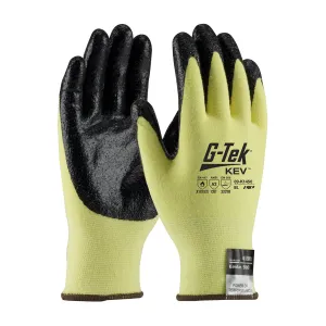 PIP 09-K1450 G-Tek KEV Seamless Knit Kevlar/Elastane Glove with Nitrile Coated Smooth Grip Safety Glove(One Dozen)