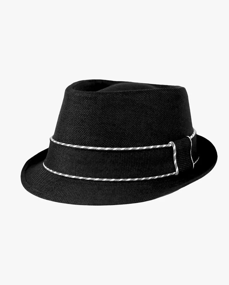 The Hat Depot - Cross Shape Top Paper Straw Fedora