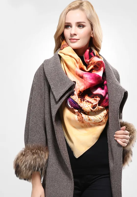 Warm Printing Cashmere Scarf